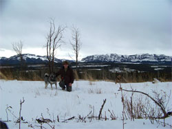 Takoda and Merv 2012 Nordegg Rocky Mountains